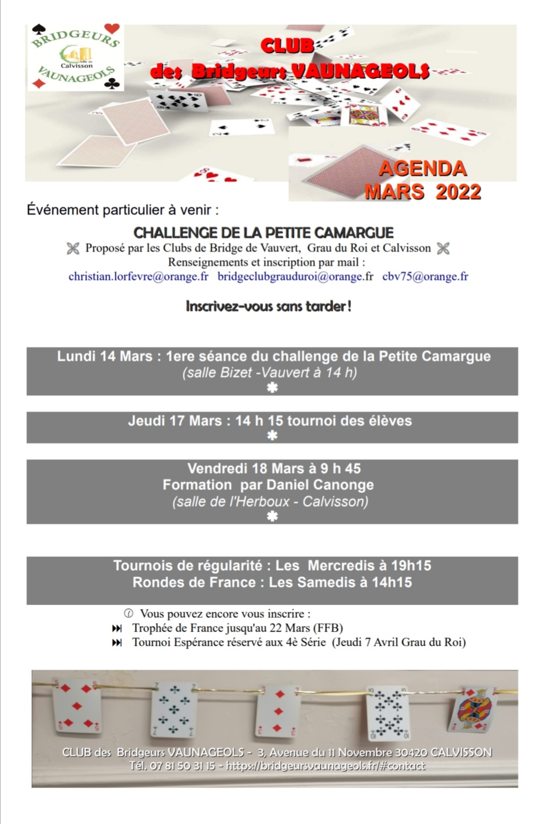 image - Agenda Mars 2022
