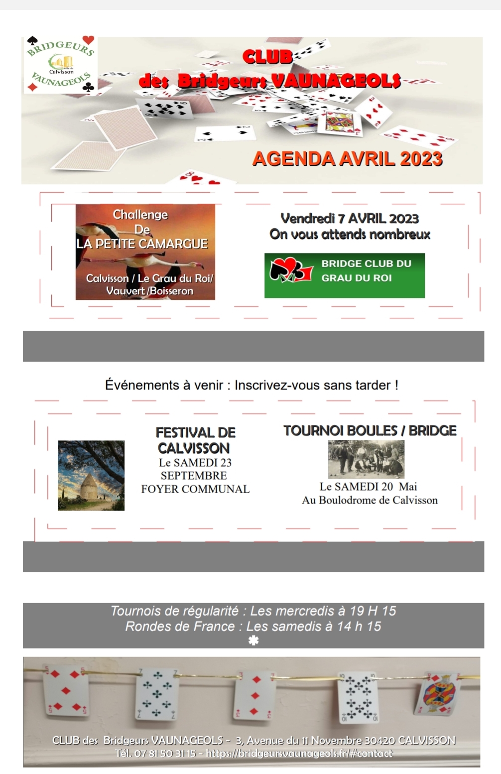 image - Agenda Avril 2023