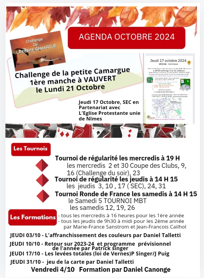 image - Dates d'octobre à retenir