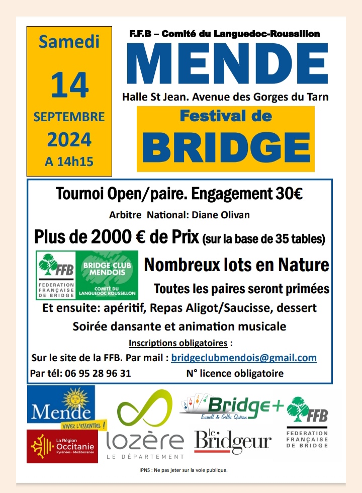 image - Festival de Bridge à Mende