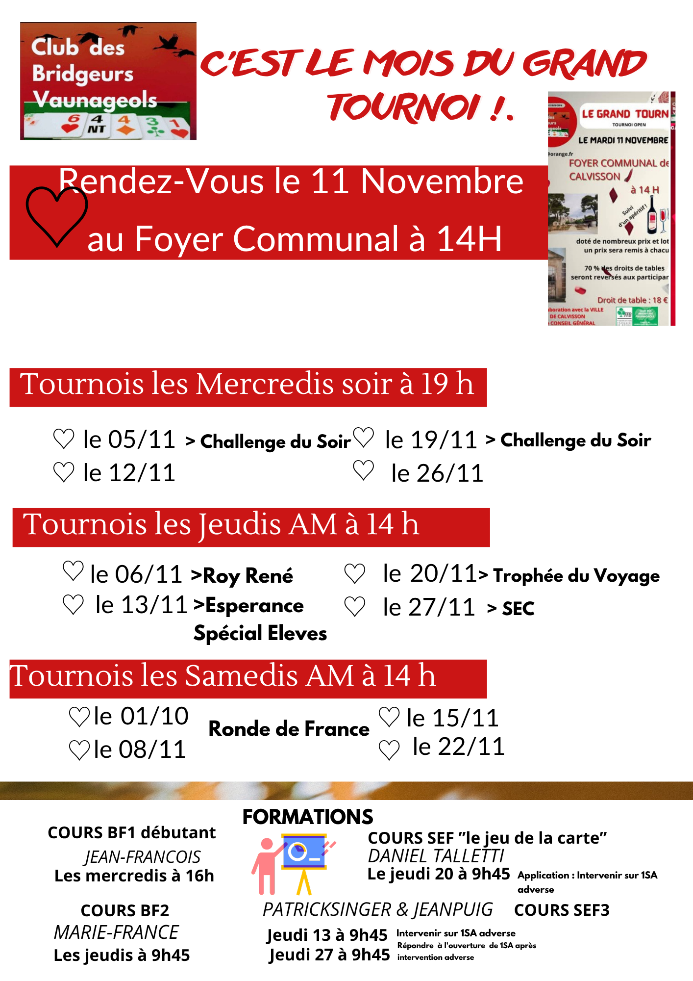 image - AGENDA NOVEMBRE