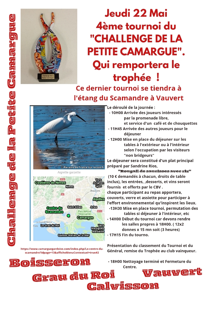 image - Rendez-vous à l'étang du Scamandre pour décrocher le trophée 🏆 du challenge de la petite Camargue !