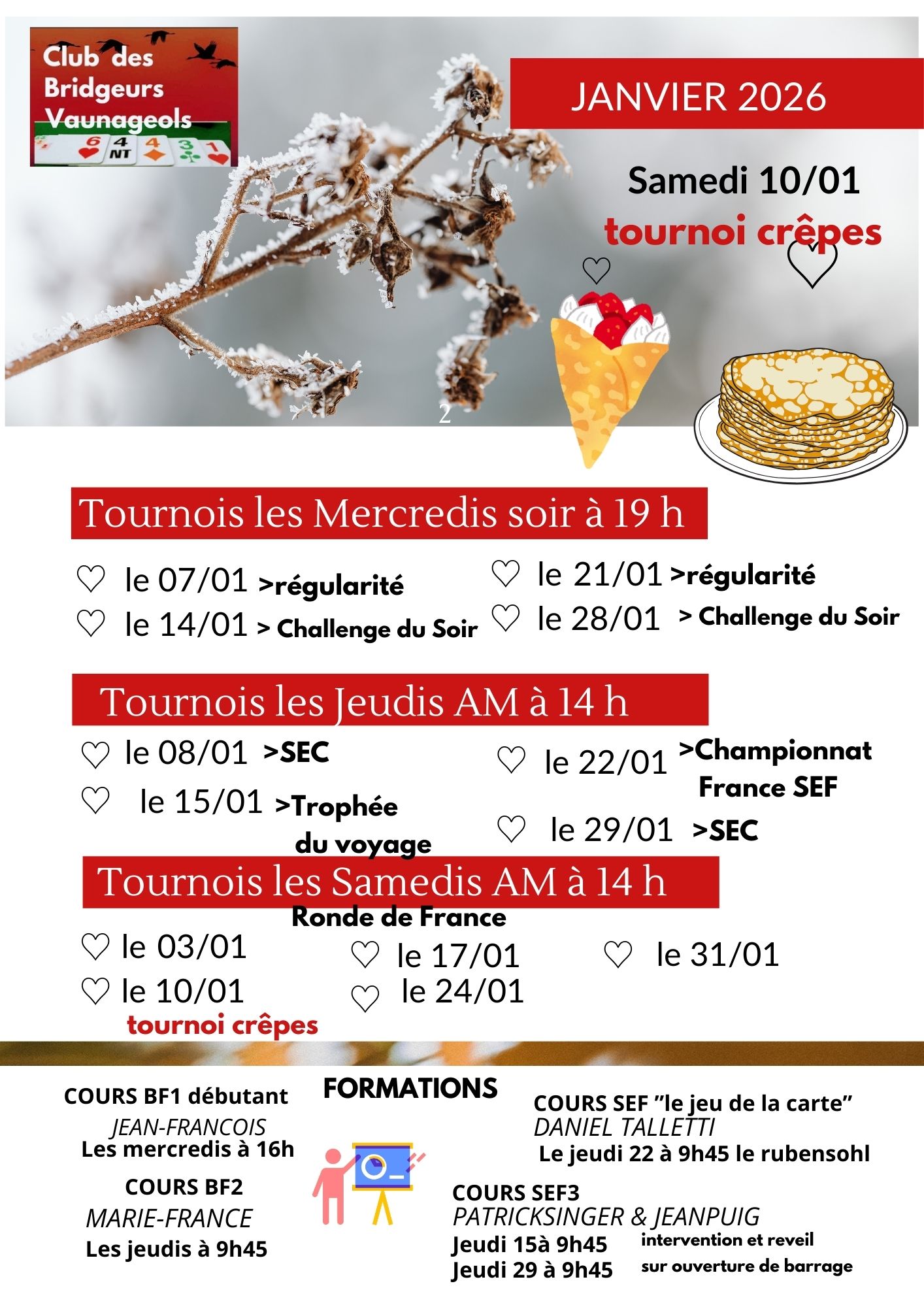 image - Agenda Janvier 2026