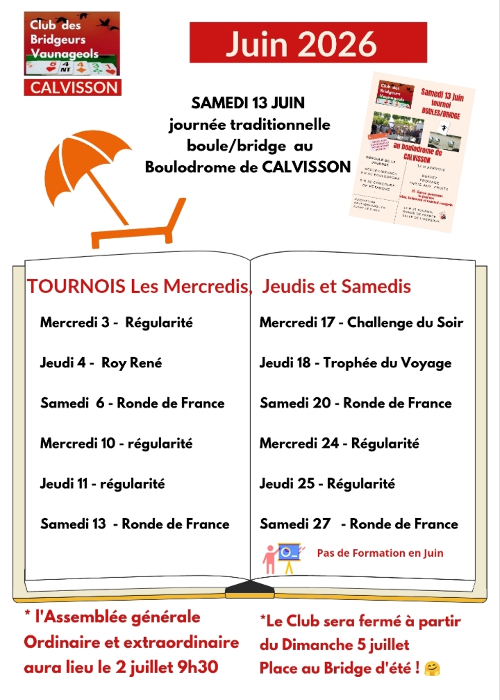 image - Agenda Juin